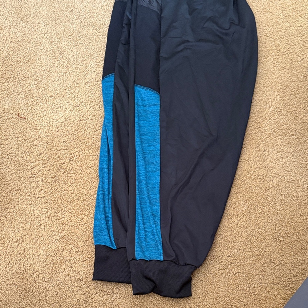 Game Time Black Joggers with Blue Accents - Picture 3 of 3